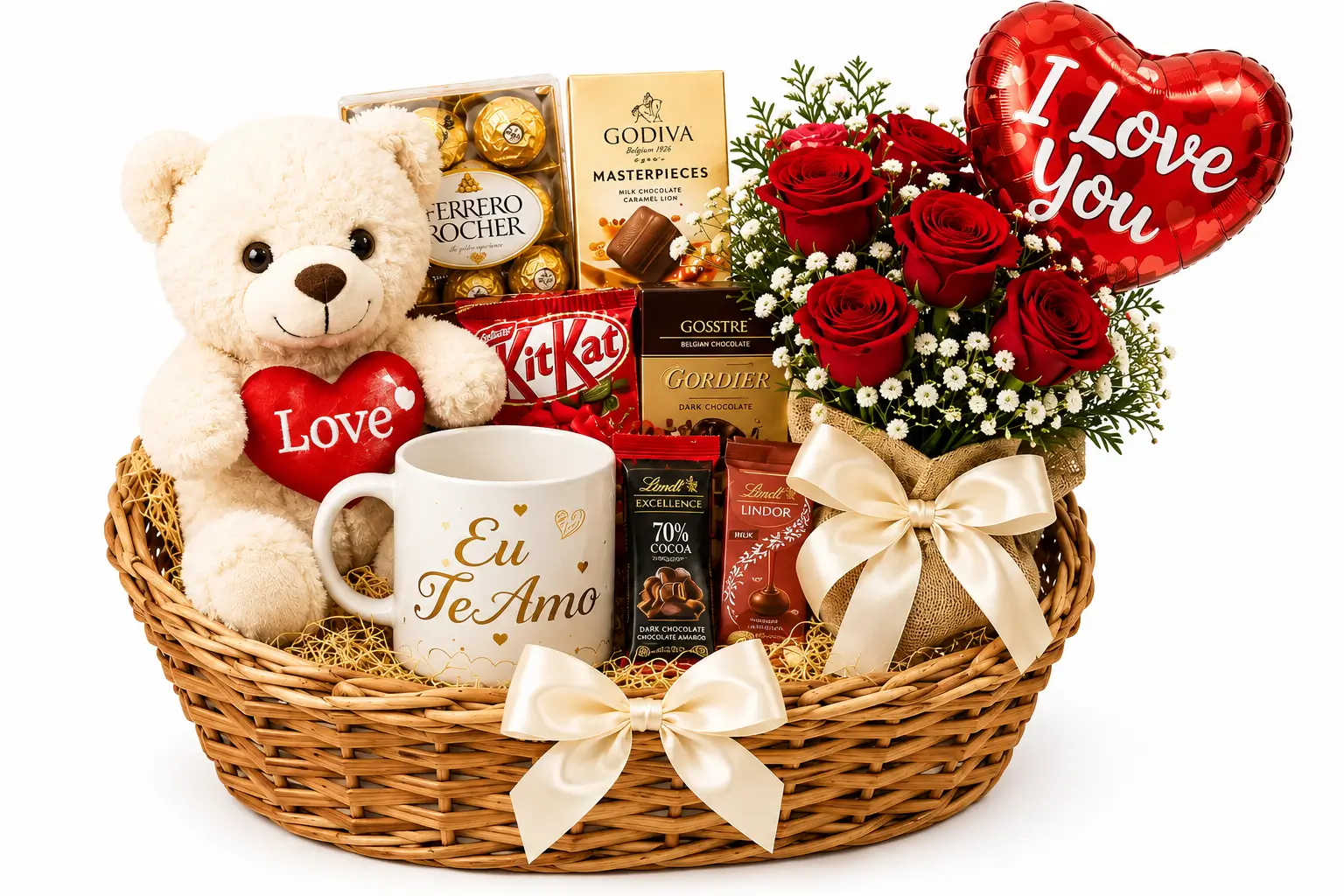 Cesta Feliz Aniversário